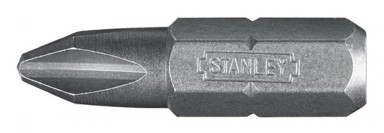 STANLEY Bitovi PH2, 1/4", 25 mm, 3 komada